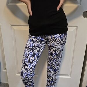 Lilly Pulitzer LOLA PULL-ON Beckon Blue Oh My Cod! PANT xxs